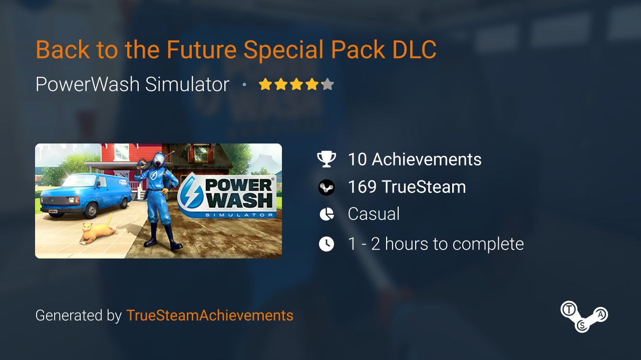 PowerWash Simulator 'Back to the Future Special Pack' DLC Out Now