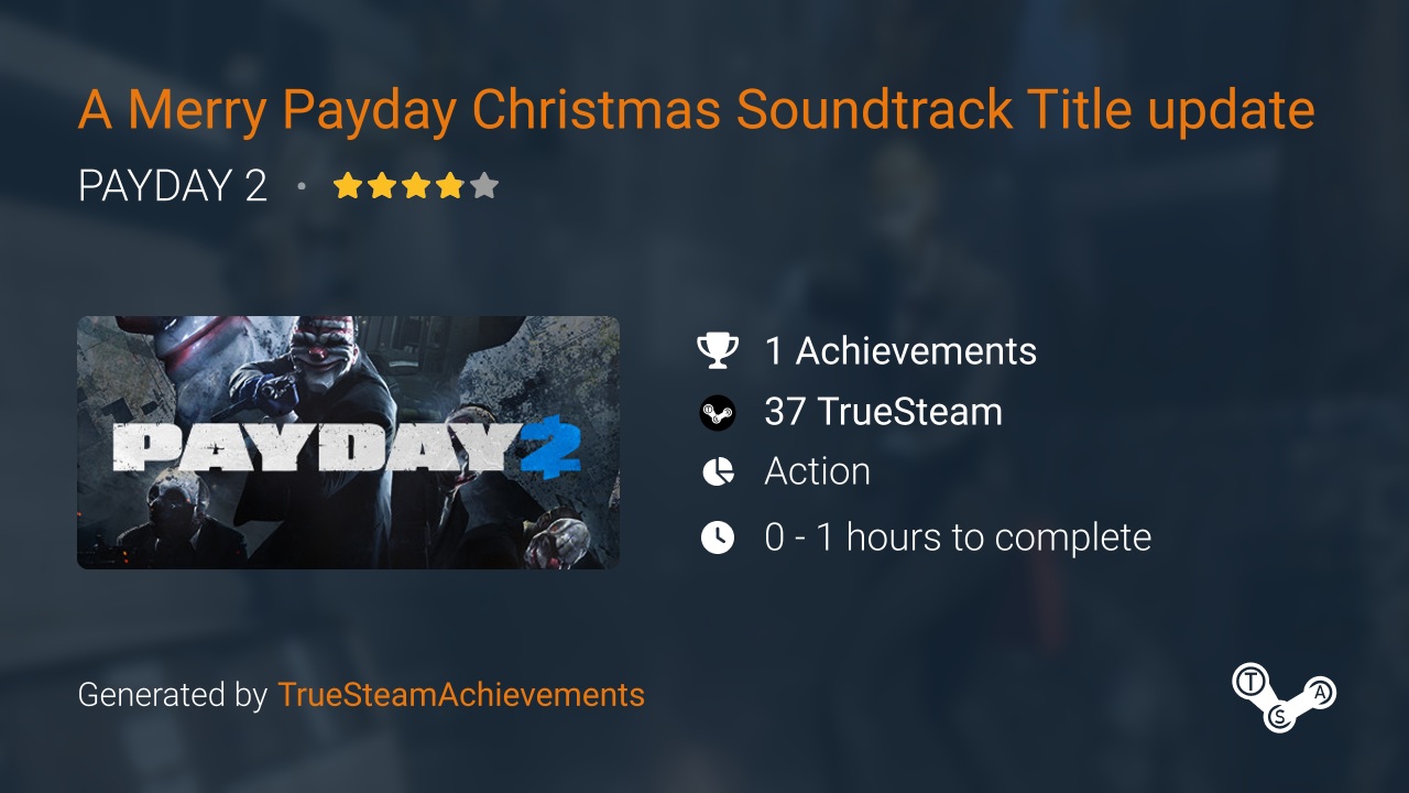 PAYDAY 2 - Press [F] to Pay Respects Achievement 
