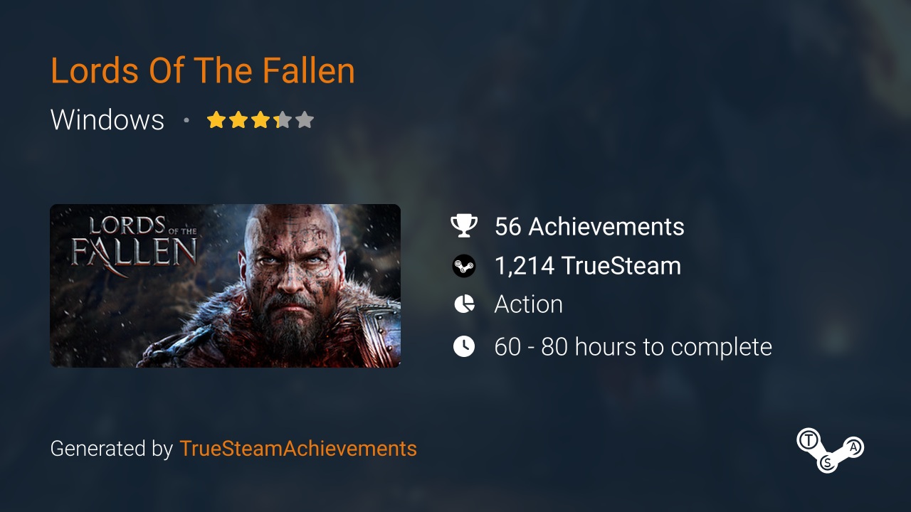 Lords of the Fallen Xbox achievements revealed