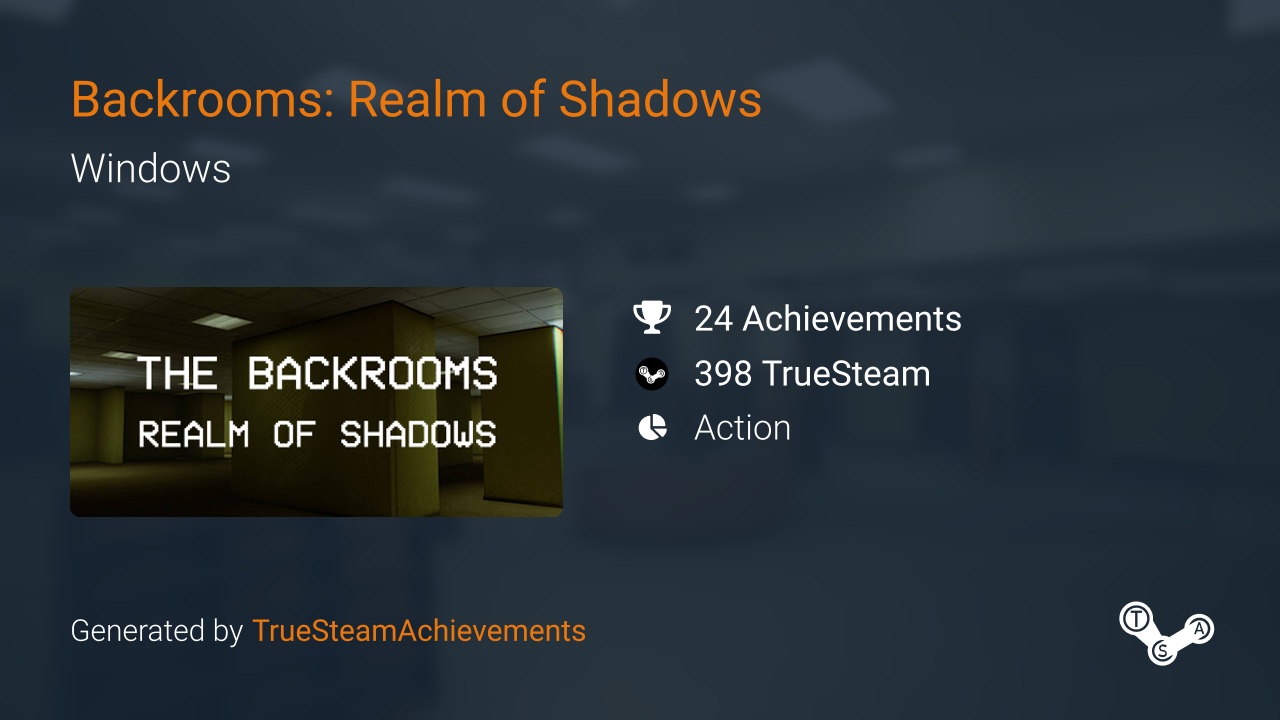 Backrooms: Realm of Shadows Achievements - Epic Games Store