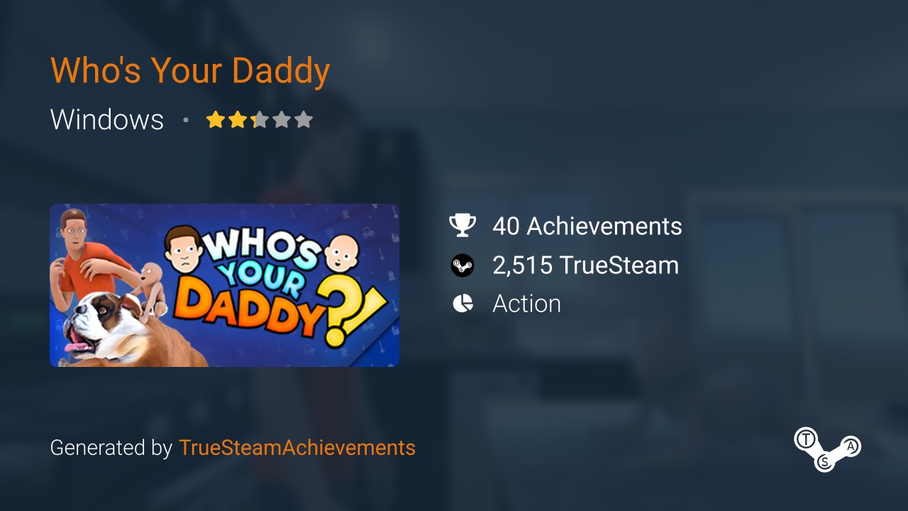 Who's Your Daddy Achievements