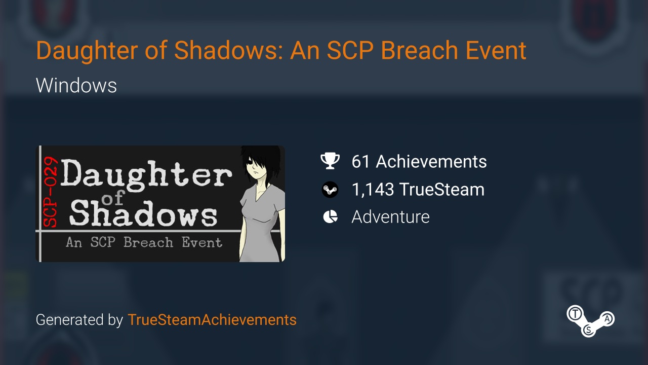 PC / Computer - SCP Containment Breach - Achievements - The