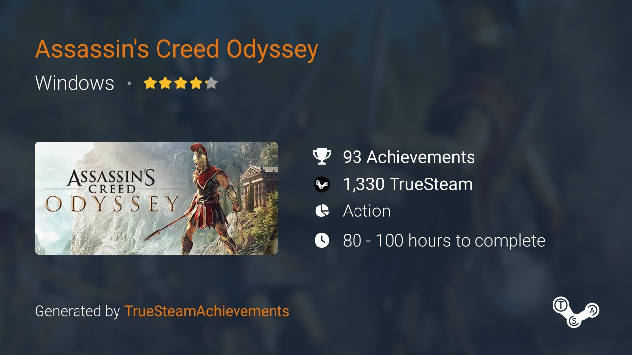 Assassin's Creed Odyssey (AC Odyssey) Achievements