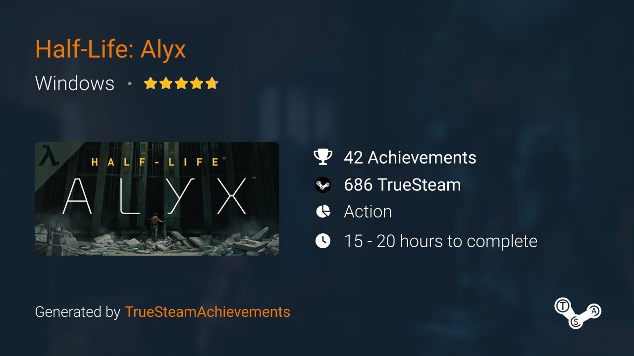 Half-Life: Alyx 100% Steam Achievements Guide - GameSpot