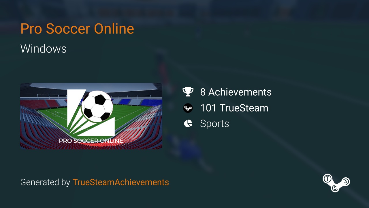 Pro Soccer Online Achievements TrueSteamAchievements