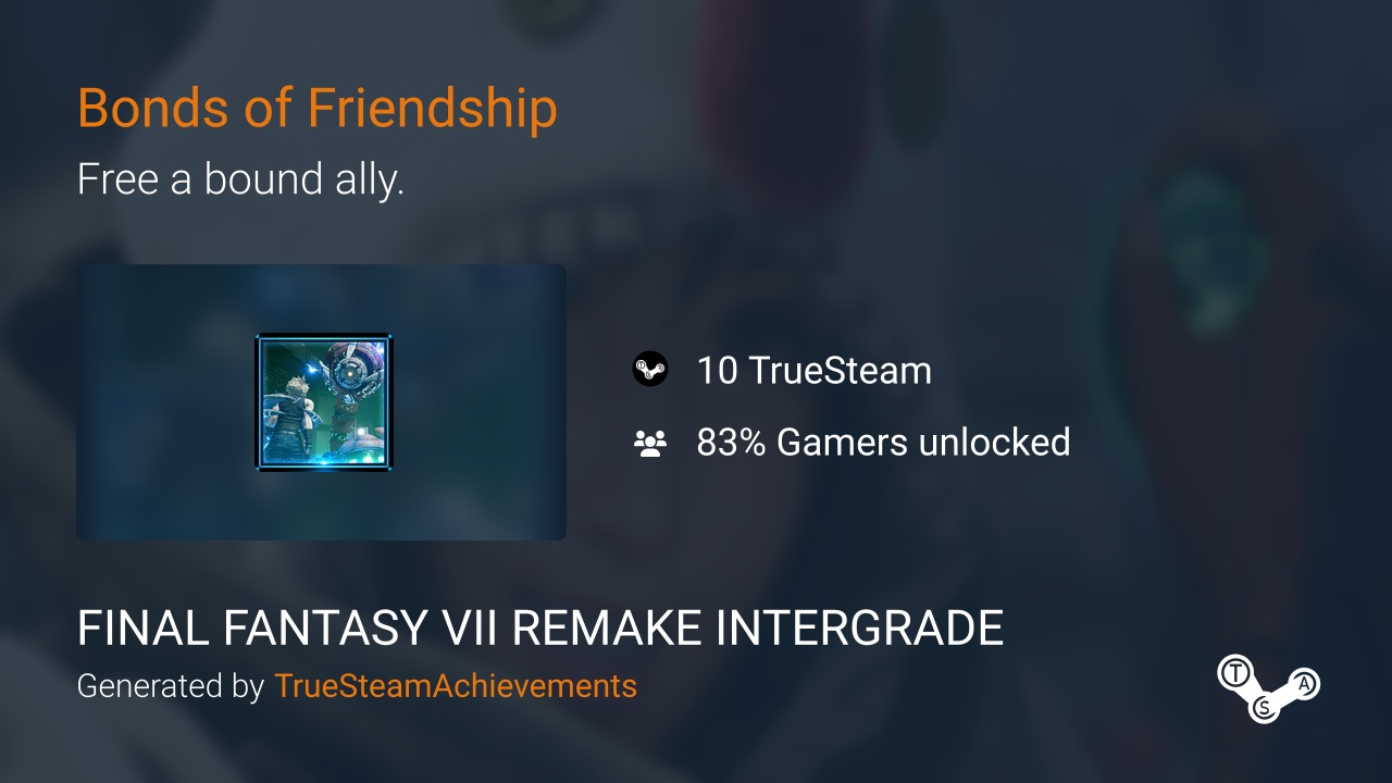 FINAL FANTASY VII REMAKE INTERGRADE Achievements - Steam