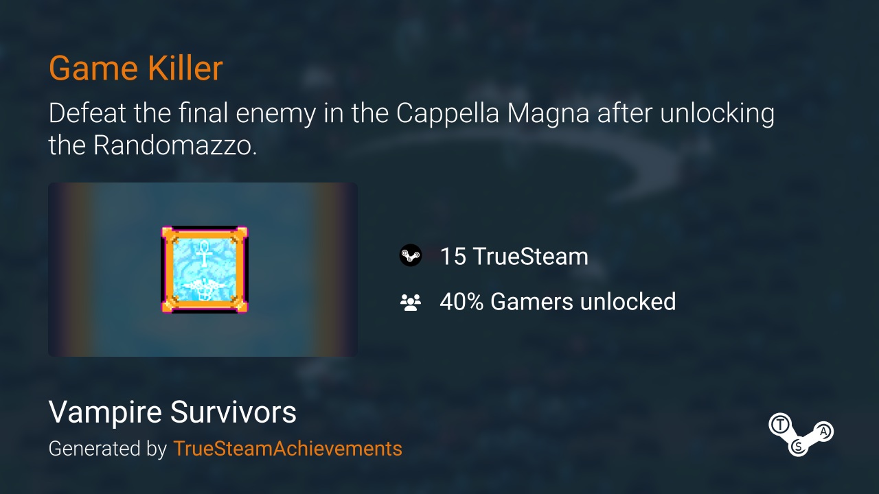 Vampire Survivors: How To Unlock Stage 5: Capella Magna